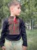 Classic Boys’ Embroidered Shirt – Long Sleeve & Traditional Geometric Patterns, Any Season, 6128-015-22 HC