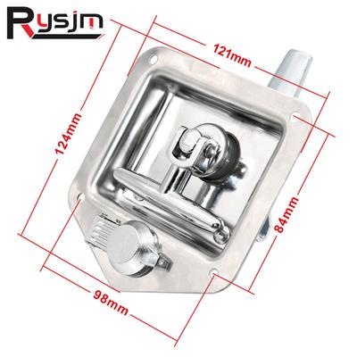 Caravan Accessories RV Yacht Door Lock with Key Stainless Toolbox Lock t-Toolbox Lock for Caravan Truck RV Camper Accessories