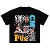 Ringer CM Punk Vintage-Stil Grafiken 100% Baumwolle T-Shirt unisex 2026 Sommer Neue Mode Kurzarm Herrenhemd Sweatshirt
