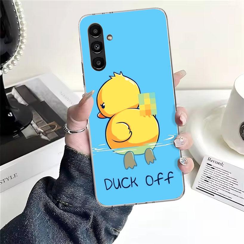 

Funny Cute Yellow Duck You Phone Case For Samsung Galaxy A13 A14 A15 A16 A17 A53 A54 A55 A56 A57 A33 A34 A35 A36 A37 A23 A24 A25 Samsung A36
