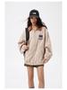 Women's Retro Baseball Jacket: Spring/Autumn Loose-Fit Pilot Design
