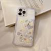 Cute Flower Bear Case for iPhone 14 iPhone 15 iPhone 16 Pro Max