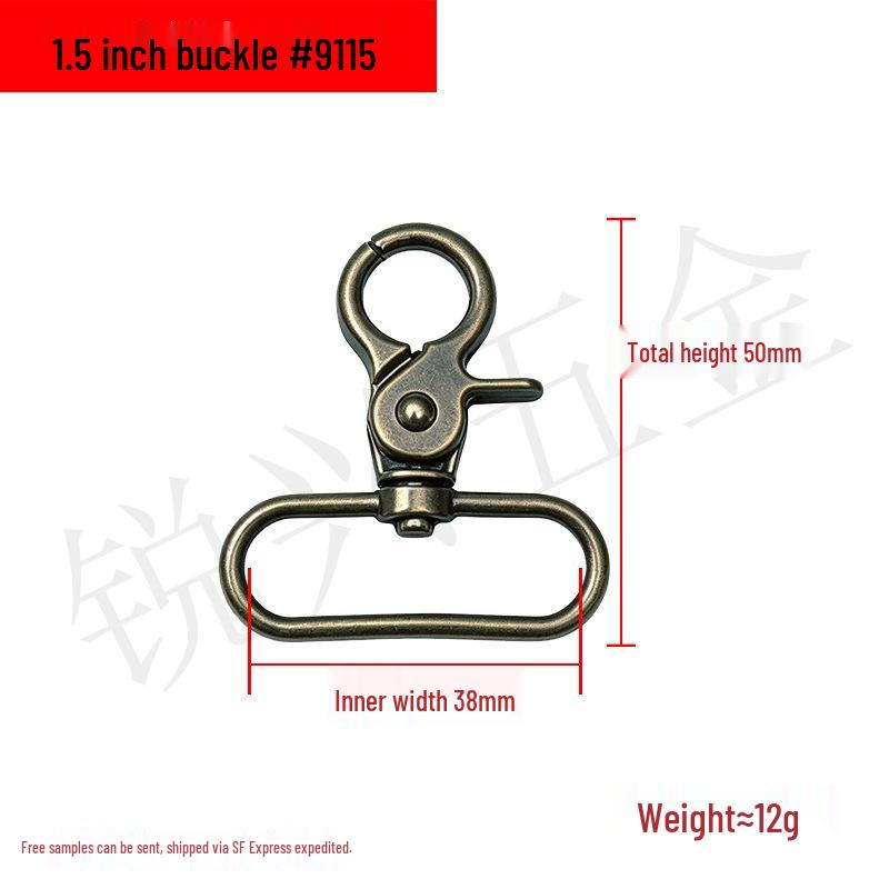 Alloy Pet Hook Metal Dog Buckle Chain Leather Belt Buckle Spring Hook