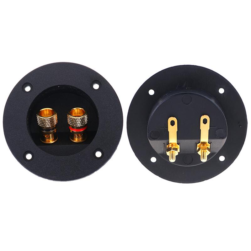 Speaker Terminal Cup Round Spring Cup Subwoofer Plug Car Stereo Connector Box