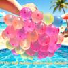 111 Pezzi Palloncini ad Acqua Colorati Autochiudenti Riempimento Rapido Bombe ad Acqua Palline Spruzzanti Giocattolo per Battaglie d'Acqua per Attività Estive in Piscina