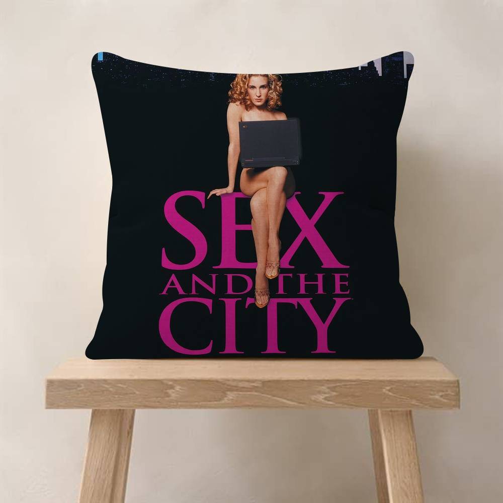 TV Series Sex And The City Anime Pillowcase Toon Gift Cushion Cover Bedroom Home Sofa Chair Seat Decor Pillow Case