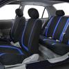 Funda Universal para asiento de coche, conjunto completo de tela elástica plana delantera, anticaliente, tornillo para mascotas, accesorios interiores para Taxi