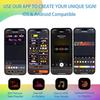 Devil Eyes Light Programmable LED Display Soft/hard Screen LED Matrix Pixel Panel App Control USB Poweded for Cars Windshield