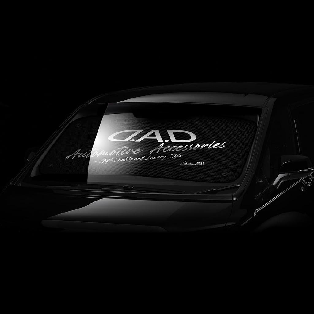 Garson Sunshade Medium Windshield Sunshade GARSON Black Chrome DAD D.A.D HA728-01-02 (1300x700mm)