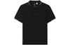 Men's FILA Polo Shirts Men's Black Polo Collar Moderate Straight Fit