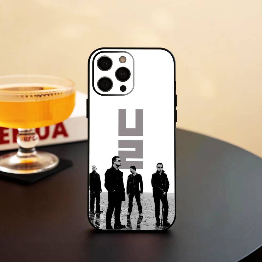 BAND U-U2 Phone Case Silicone Soft For IPhone 17 16 15 14 13 12 11 X XR Plus Pro Max Plus