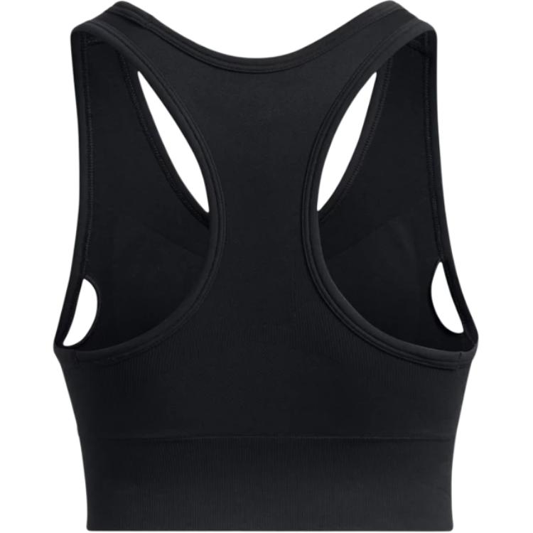 Under Armour Vanish Seamless Logo Pattern Outdoor Casual Pullover Sports Underwear Women underwear Black 1384419-001