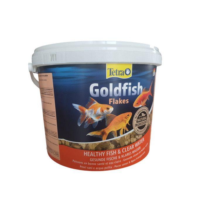 Flocons pour poissons rouges et d'eau froide tetra - tetra goldfish - contient 10 l