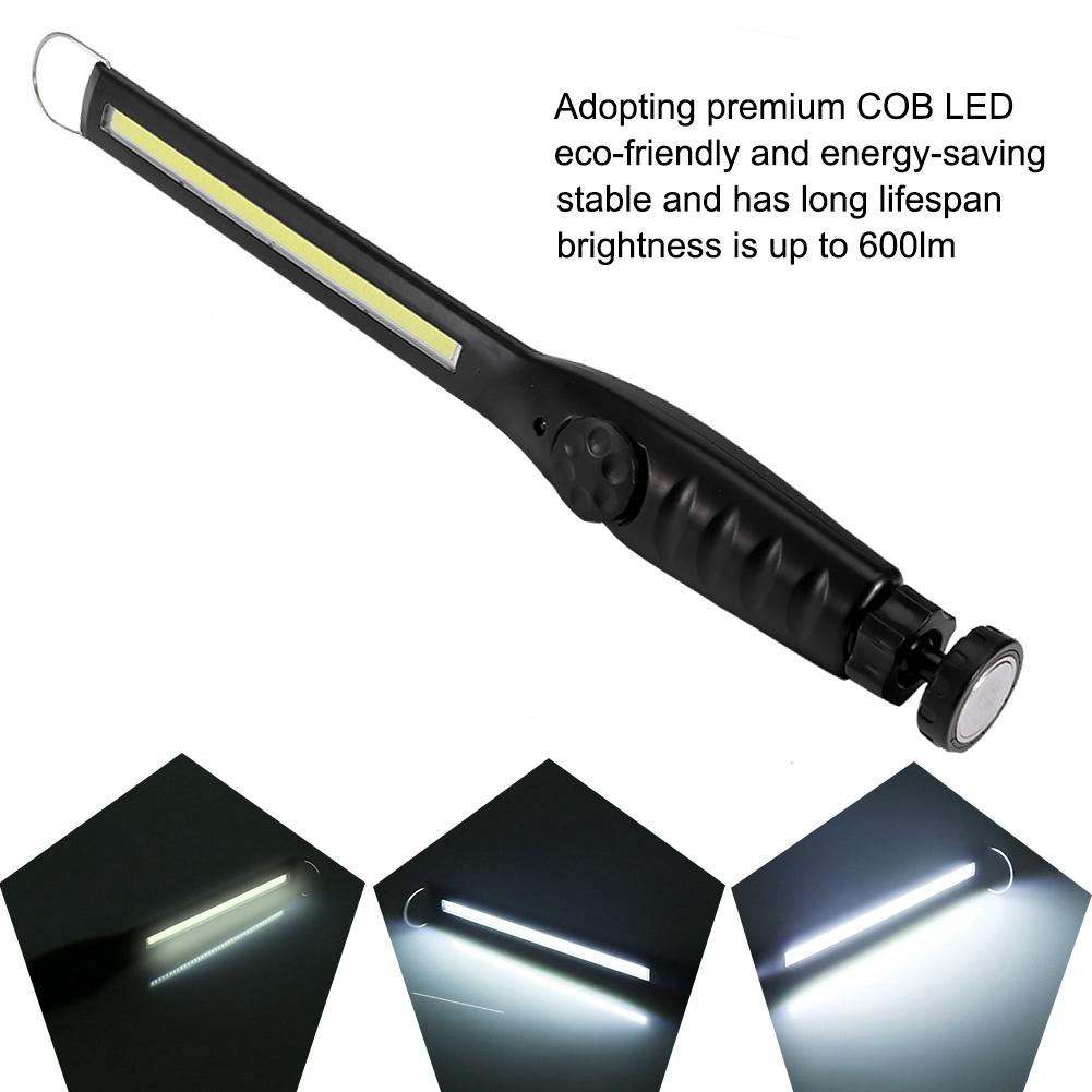 Tragbare 600lm Hochleistungs-LED-Taschenlampe USB-wiederaufladbare Taschenlampe mit Magnet Arbeitslicht