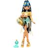 Mattel Monster High Doll Cleo De Nile In a Golden Blouse and Skirt with Hieroglyphs HXH74