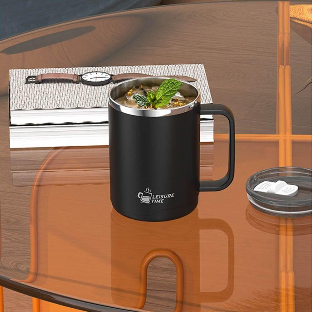 304 Stainless Steel Insulated Mug Heat-resistant Milk Tea Cup Drinking Cup Milk Coffee Cup  Tea