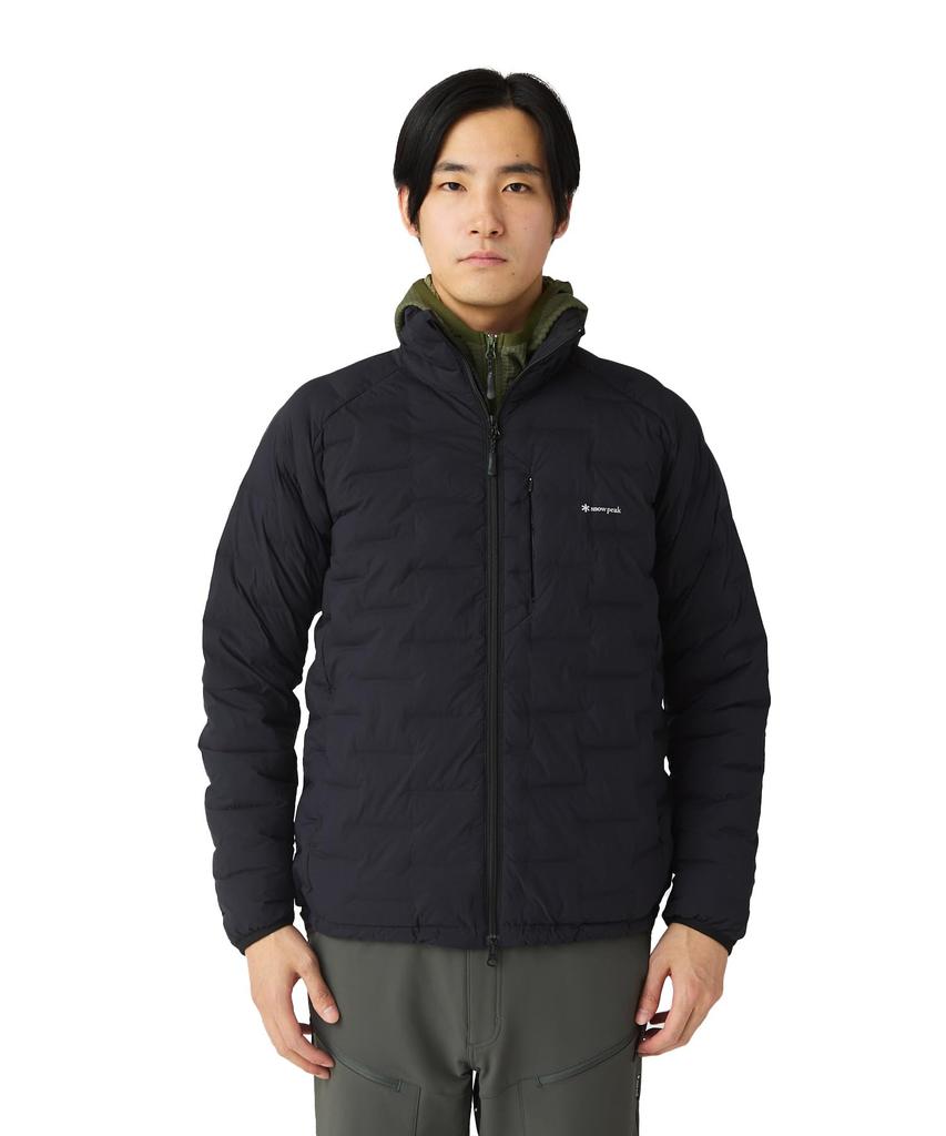 Snow Peak Stretch Double Weave Insulation Jacket Outer and Size L SPF-JK-25AU905, Jacket, Padded, Insulated, Men's Women's, Black,