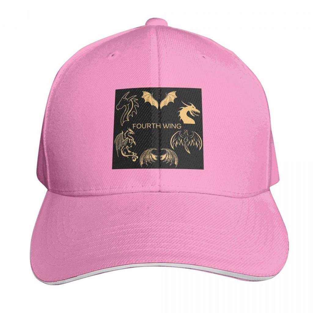 Vintage Basgiath War College Fourth Wing Cap Fashion Casual Baseball Caps Adjustable Hat Hip Hop Summer Unisex Baseball Hats
