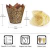 Tulip Cupcake Wrapping Paper Bake Resistant Oil Resistant Bread Paper Holder Leaf Paper Cup Golden Leaf Goblet Of Fire