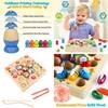 Engaging Wooden Fishing Game Toys For Boys And Girls With Magnetic Elements