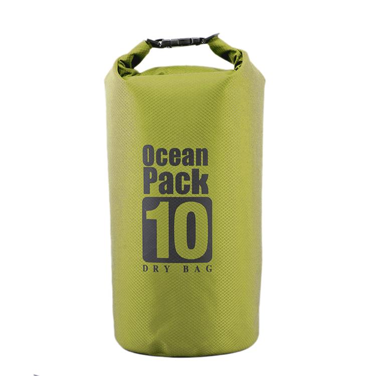 Custom Size Waterproof Dry Bag 2L 5L 10L 20L, 0.3mm Polyester PVC for Outdoor Travel Swimming Boating