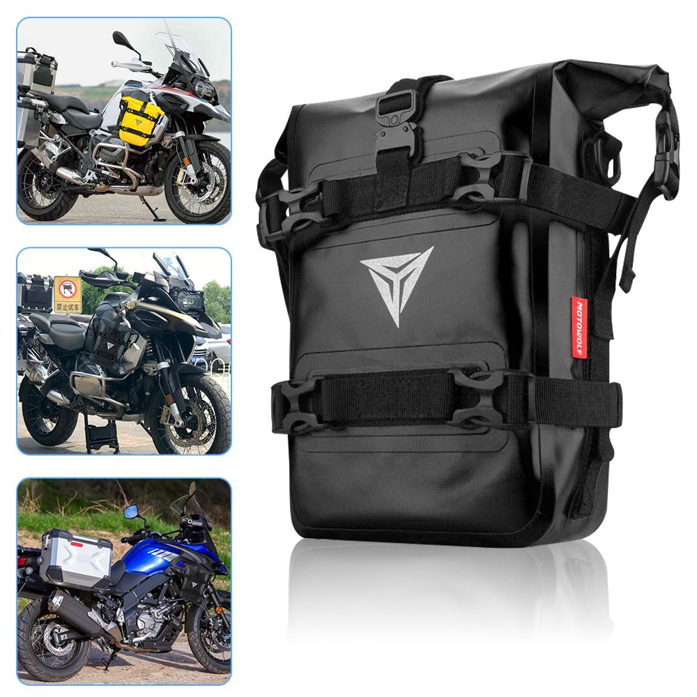 For BMW R1200GS R1250GS ADV For HONDA NC750X CB500X Motorcycle Frame Crash Bars Waterproof Bag Bumper Repair Tool Placement Bag