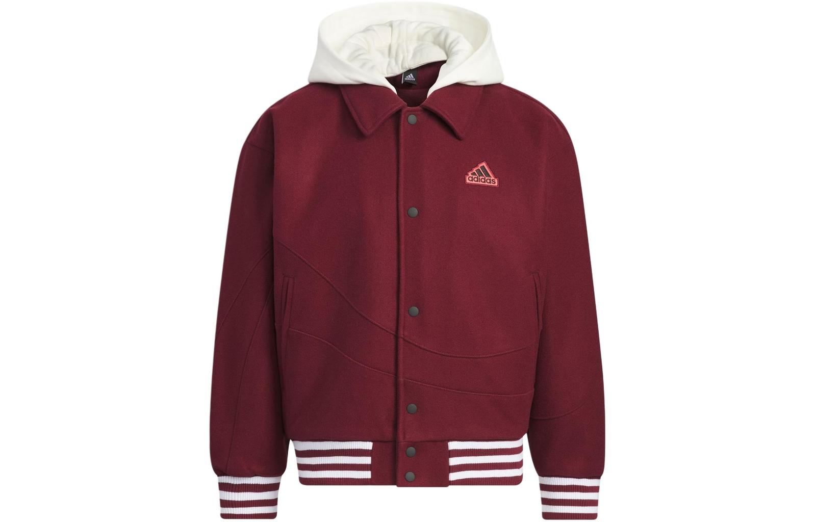 adidas Dragon Embroidery Casual Loose Hooded Jacket IT0210 M