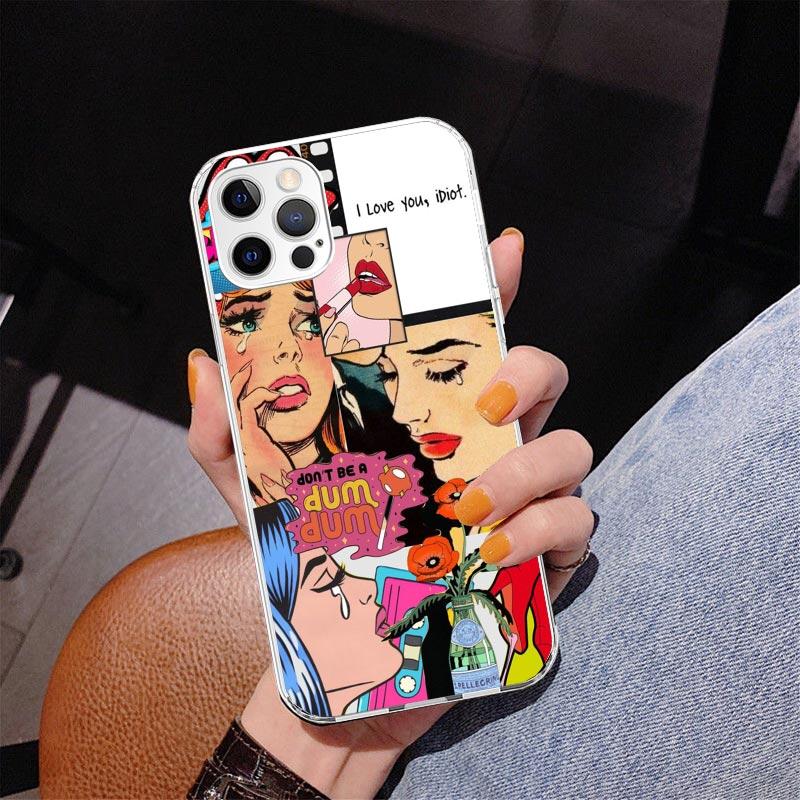 

Brokenhearted Anime Girl Phnoe Case for Iphone 17 Air 16 16E 11 12 13 Mini 14 Plus 15 Pro Max 7 8 + SE 2020 Phone Cover Coque 16 iPhone 17