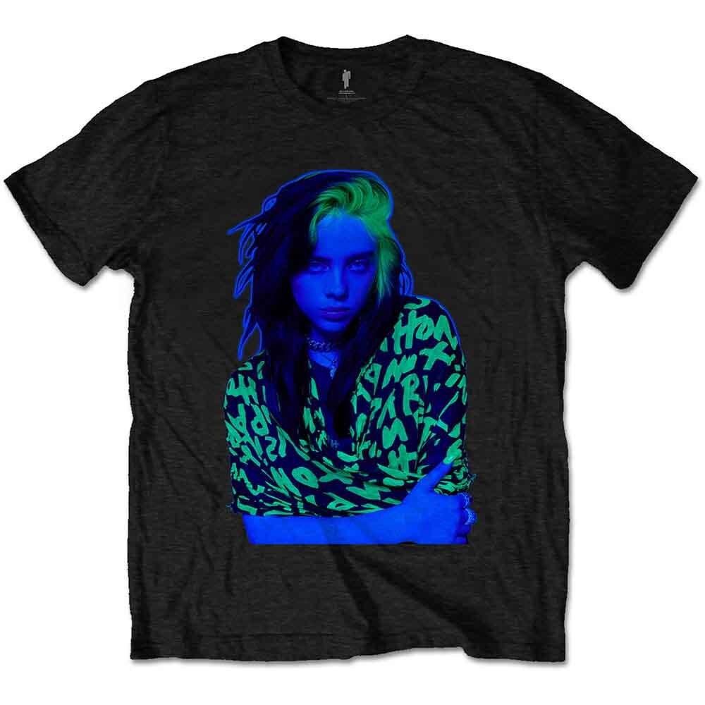Billie Eilish Press Photo T-Shirt Black New Unisex T-Shirt XL