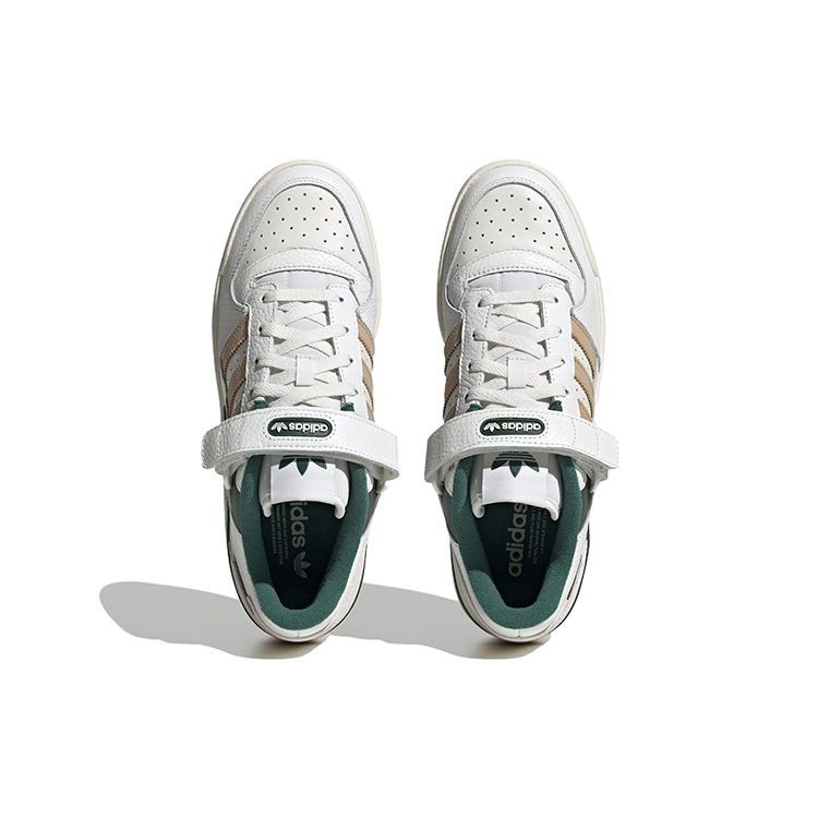Adidas Originals Forum Low Top Sneakers Unisex Sneakers White Green Brown IE4585