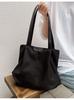Canvas Tote Bag Women Large Capacity Casual Everyday Shoulder Bag For Daily Use