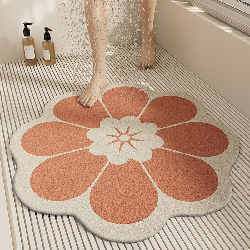 New Bathroom Non-Slip Floor Mat, Shower Room, Bathroom, Floor Anti-Drop Foot Mat, Toilet, Bathroom, Bathtub, Water Barrier Mat