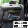 Carbon Fiber Door Handle Bowl Frame Trim Decor Cover Bezels for 4Runner 2010+