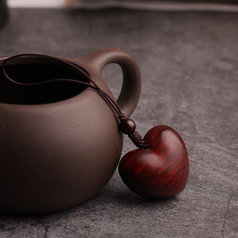 Original Creativ Simplu Palisandru Roșu Iubire Femeie Lanț Telefon Mobil Țesut Manual Lemn Masiv Breloc Chei Auto Cadouri pentru Cuplu