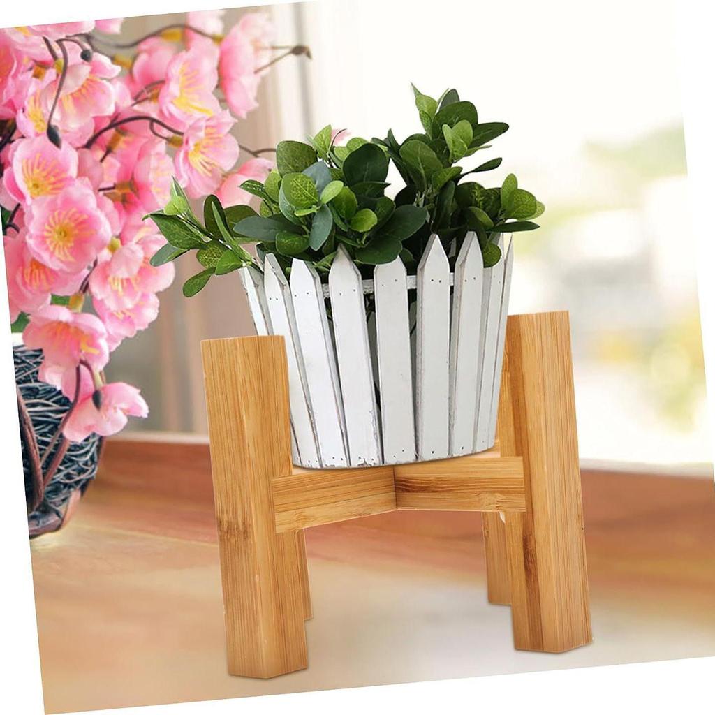 New Chinese Style Solid Wood Indoor Flower Stand for Home and Balcony