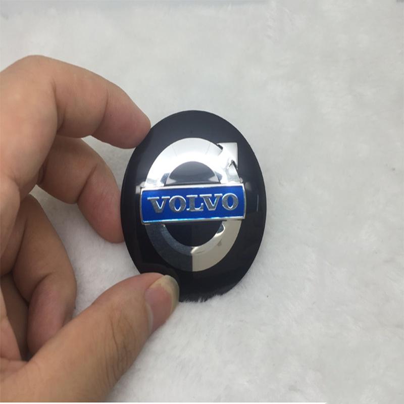 Elegantní a odolné 4ks 56,5mm Samolepky na středové krytky kol pro vozidla Volvo