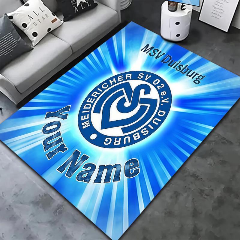 Msv Duisburg Custom Name Carpet Rug For Living Room Bedroom Home Sofa Decoration Kids Play Nonslip Floor Mat