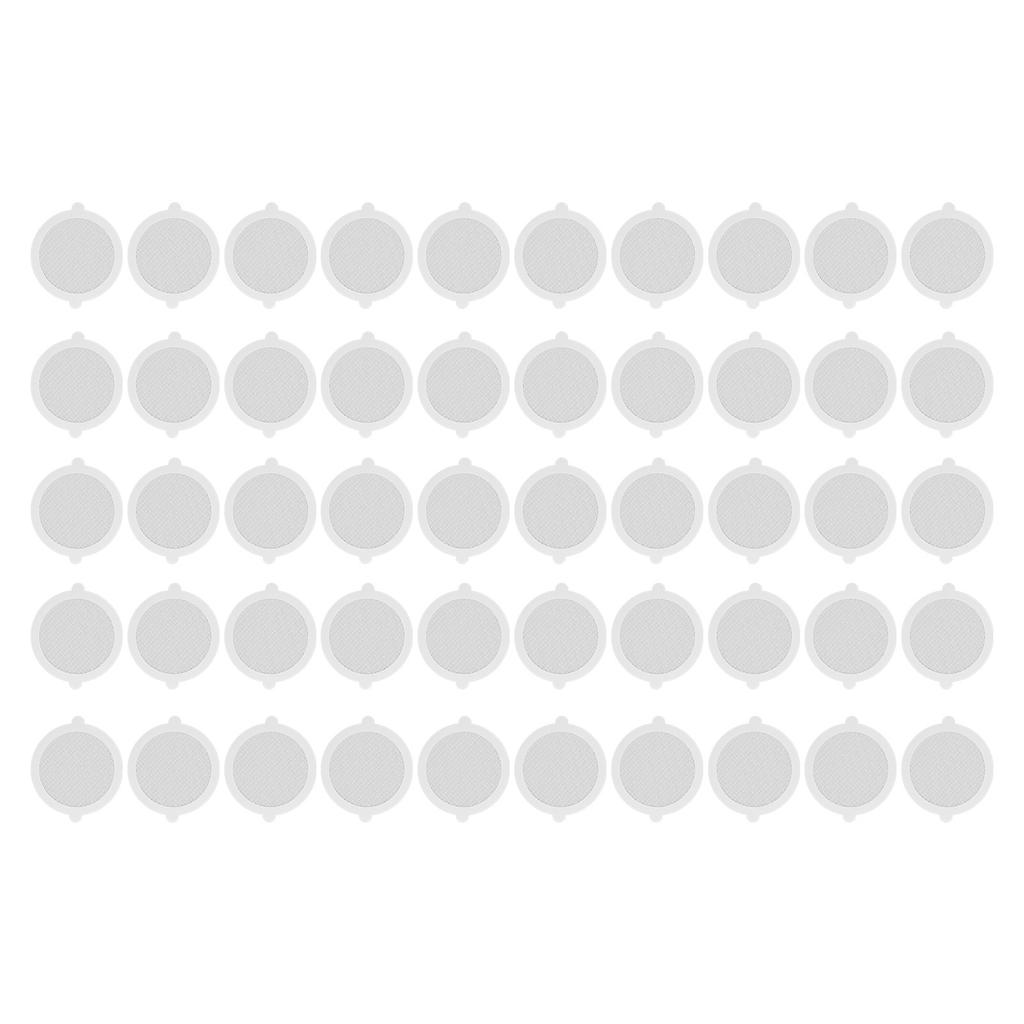 50 ks Lapač vlasů do sprchového odtoku Sklolaminátový Praktický Pohodlný Hustá síťka Lapač vlasů do sprchy 11cm