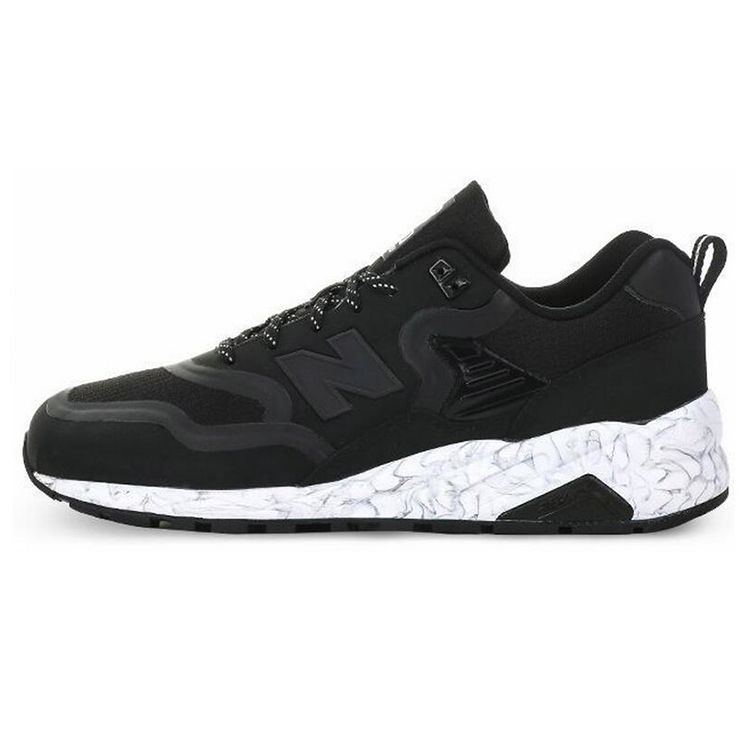 New Balance Men s 580 Re-Engineered Black White MRT580TB 38
