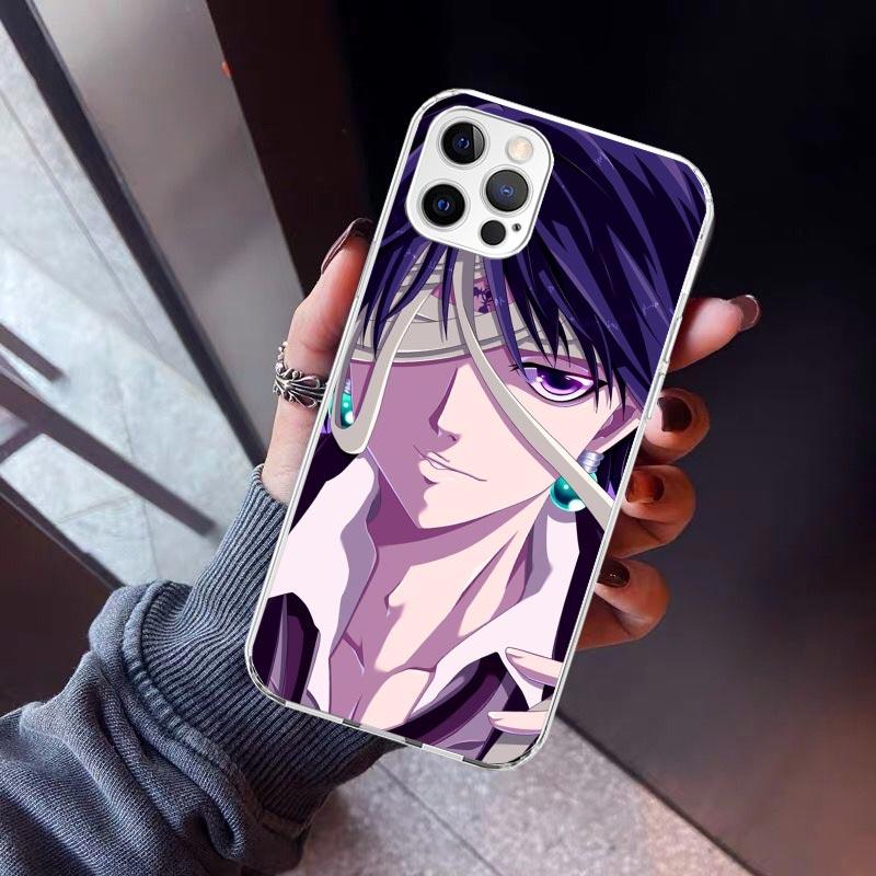 Huner X-Hunters Chrollo Shizuku Phone Case For iPhone 17 Air 16 15 Pro Max 14 Plus 13 Mini 12 11 Cover 7 8 SE Silicone Shell Pri