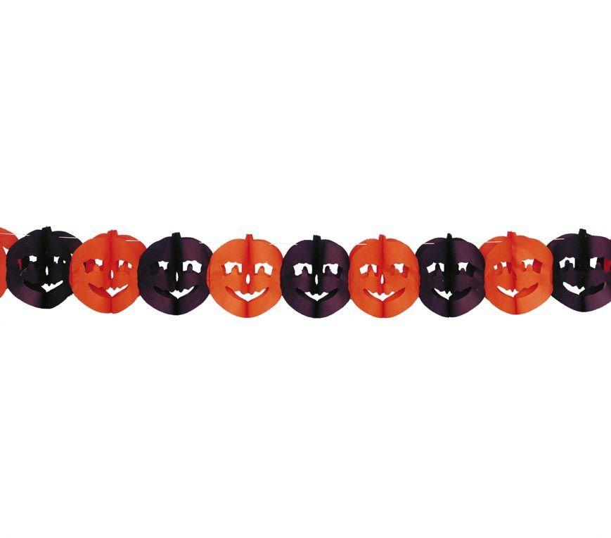 Paper Garland Pumpkins Halloween Decoration 300C