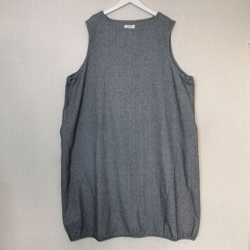 

Exported to Japan Factory Sample Clothes Pure Cotton Plaid Suspender Skirt Sleeveless Waistcoat Dress Mori Girl Age-Reducing Loose Spring and Autumn Grey Midge Candid Skirt 3L