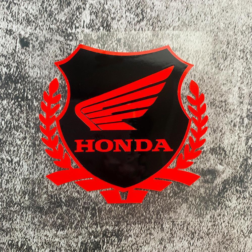 Honda Motorcycles Reflective Stickers: Wing, CBR, HRC Helmet Logos