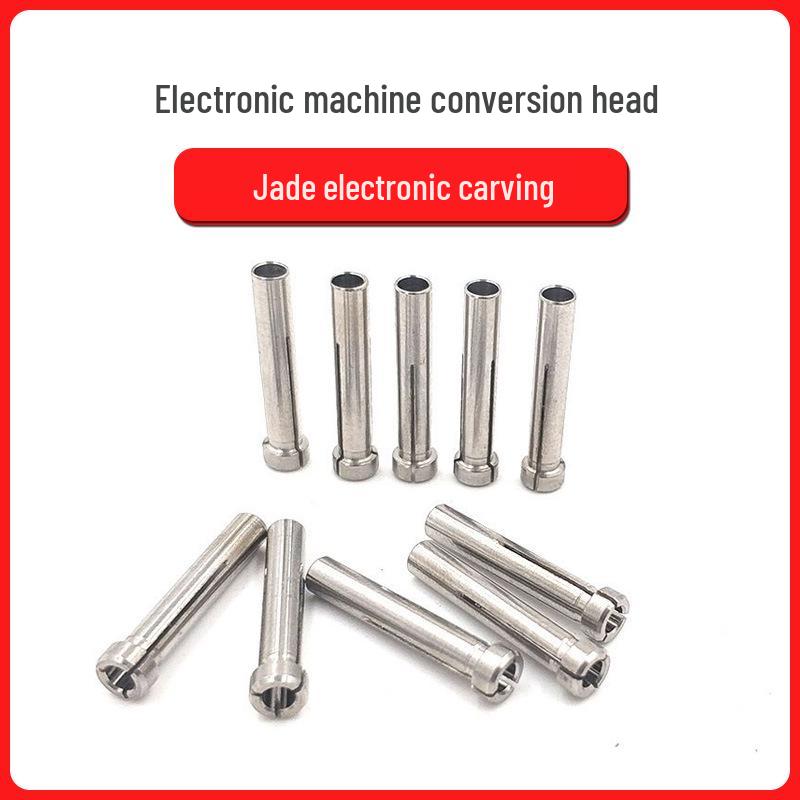 

204 Маленький станок для шлифовки и гравировки нефрита с рукояткой 102 и адаптером цангового патрона с тремя кулачками 3.17mm to 2.35mm Adapter for 204 Grinding Machine