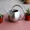 Stainless Steel Garden Watering Cans for Flowers Handheld Spherical Shape Watering Cans Vegetable Garden Funnel Watering Plants