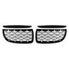 For BMW 3-Series E90 E91 2005-2008 Car Styling Diamond Grille Kidney ABS Front Hood Racing Grill Black Silver Auto Accessories