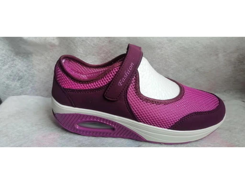 2020 Summer Cross-Border Women's Mesh Velcro Casual Shoes Size 42