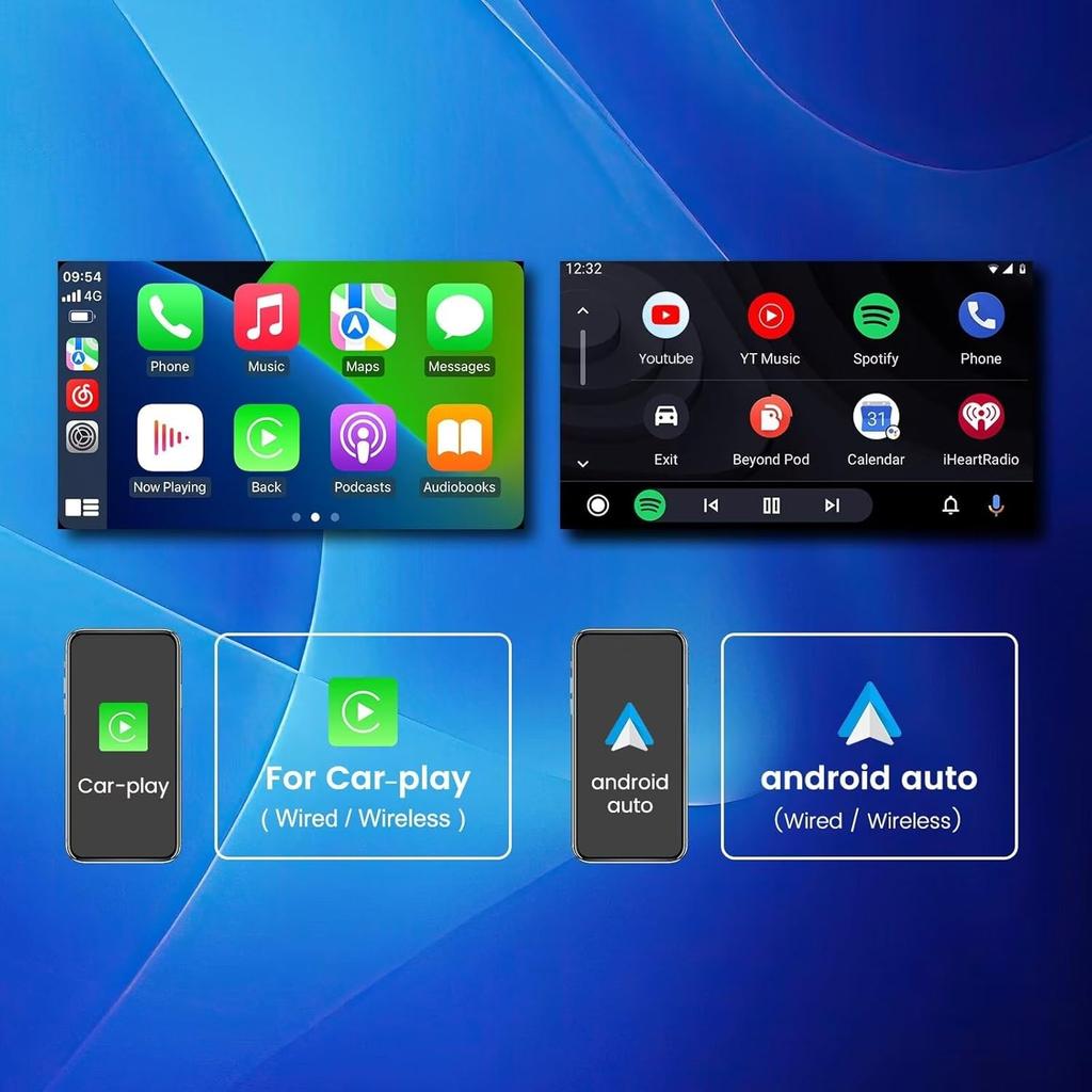 Android 13 Radio for Dodge Ram 1500 2006-2008, IPS Touch Screen, CarPlay, Android Auto, GPS, 5G WiFi, FM, SWC, AHD Camera