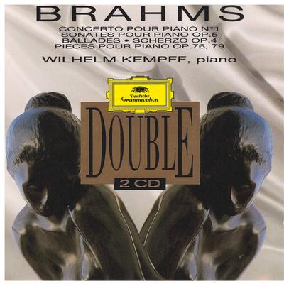 CD BRAHMS, KEMPFF; KONWITSCHNY - Piano Concerto 1 / Sonata  4373742 Deutsche Grammo 1992 Non Japan Classical Used