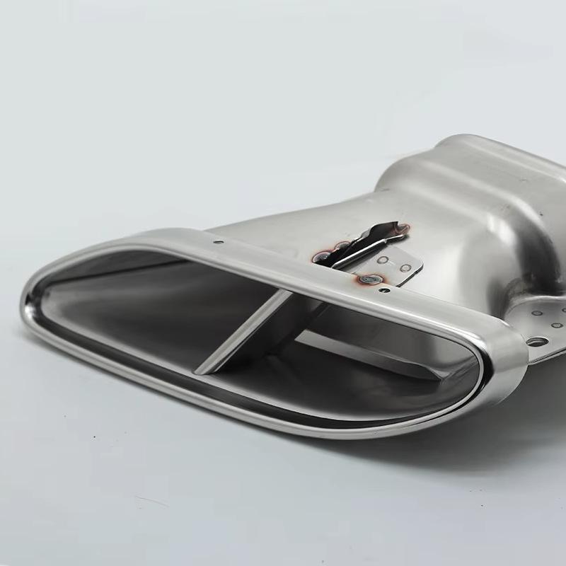 Edelstahl-Vierfachauslass-Schalldämpfer für Mercedes W205/W253/W222 S65